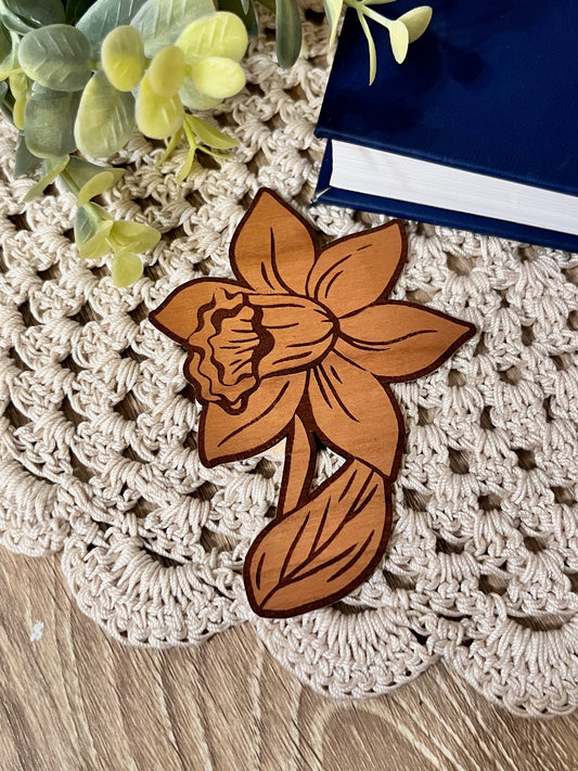 Flower Wood Sticker