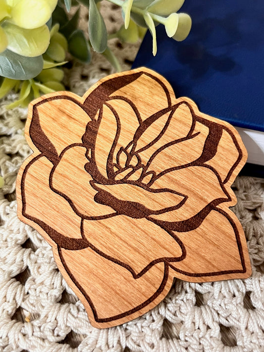 Flower Wood Sticker