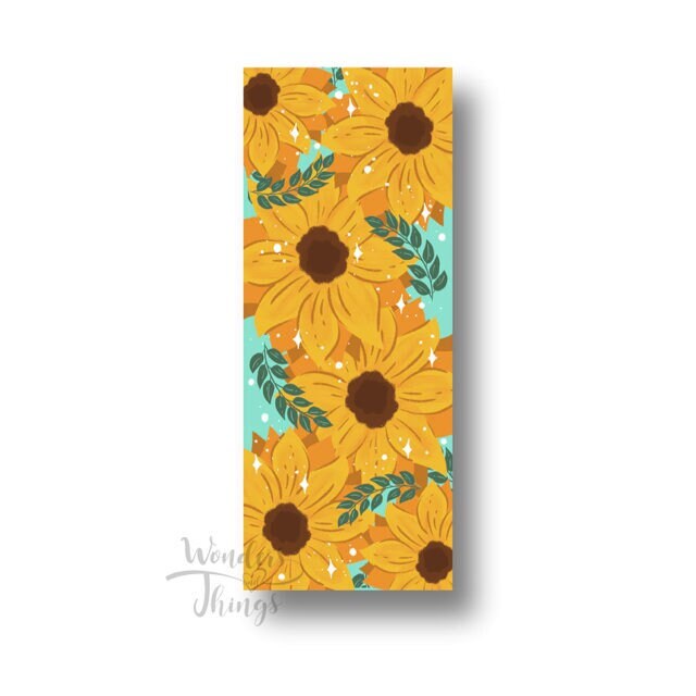 Sunflower & Blues Bookmark